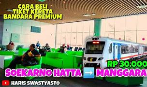 Cara Beli Tiket Ka Bandara Manggarai