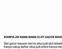 Nama Nama Slot 777