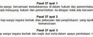 Pasal 27 Ayat 3 Uud 1945 Adalah